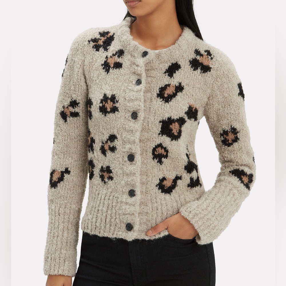 Smythe Cream and Black Patterned Sweater